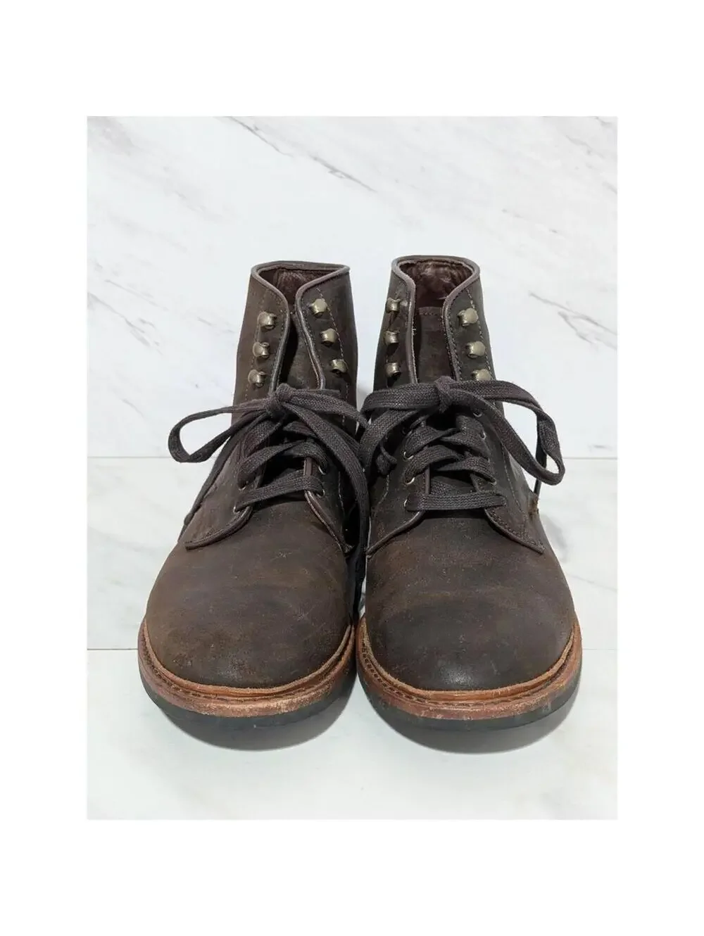 Allen Edmonds Higgins Mill Men's Brown Leather Weatherproof Boot Sz 8.5